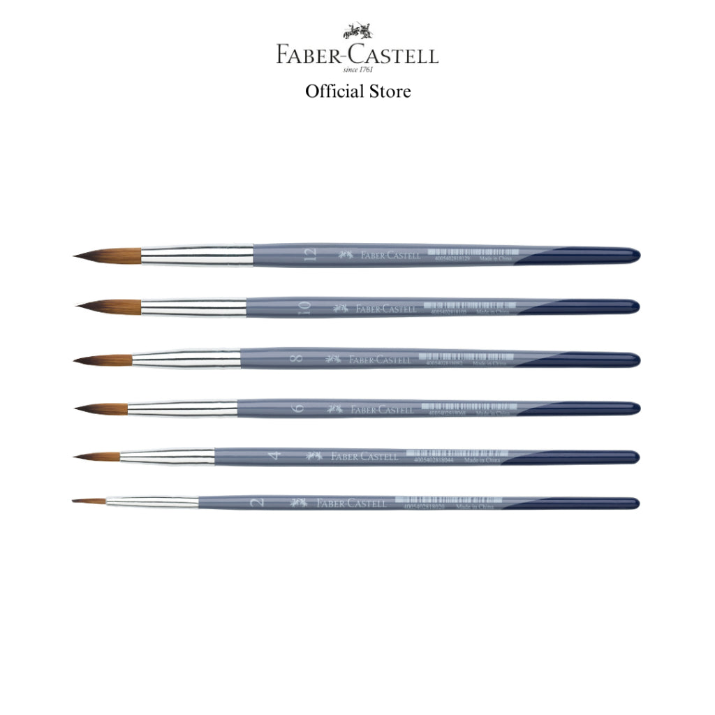 Creative Studio Paint Brush Round - Bundle of 6