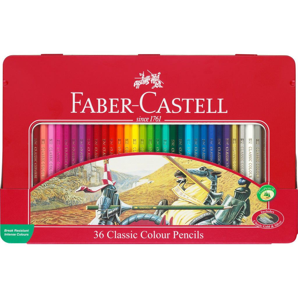 Classic Colour Pencils in Metal Tin, Bundle and Single (FSC)