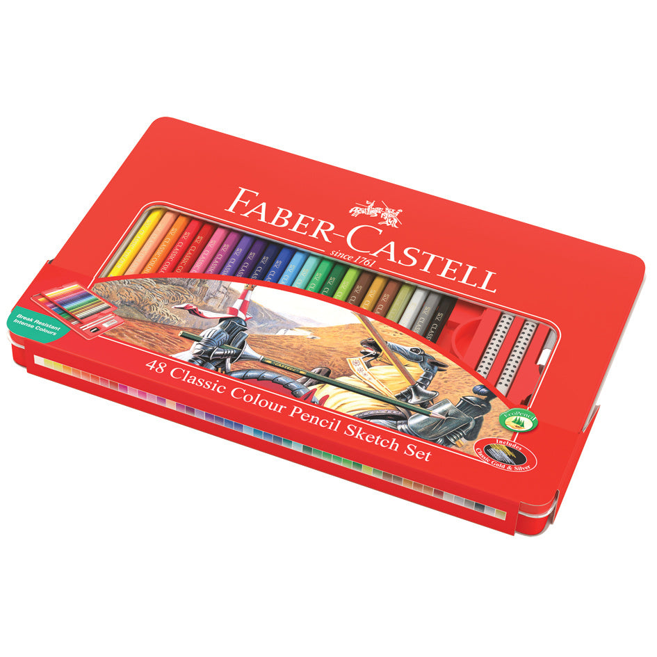 Classic Colour Pencils in Metal Tin, Bundle and Single (FSC)