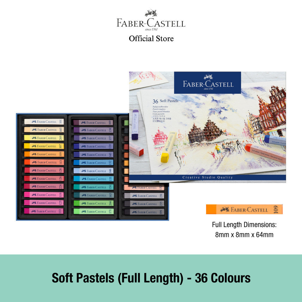 Creative Studio Soft Pastel Box, Half or Full Length, 12/24/36/48/72-pieces