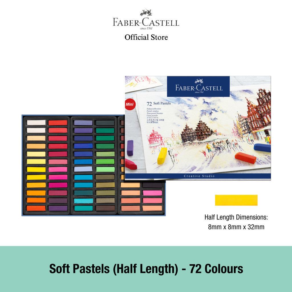 Creative Studio Soft Pastel Box, Half or Full Length, 12/24/36/48/72-pieces