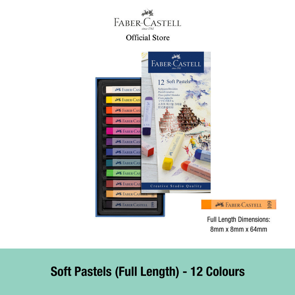 Creative Studio Soft Pastel Box, Half or Full Length, 12/24/36/48/72-pieces
