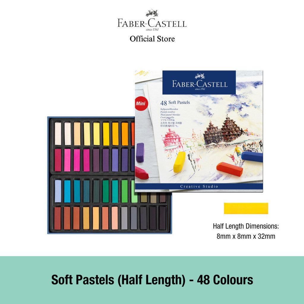 Creative Studio Soft Pastel Box, Half or Full Length, 12/24/36/48/72-pieces