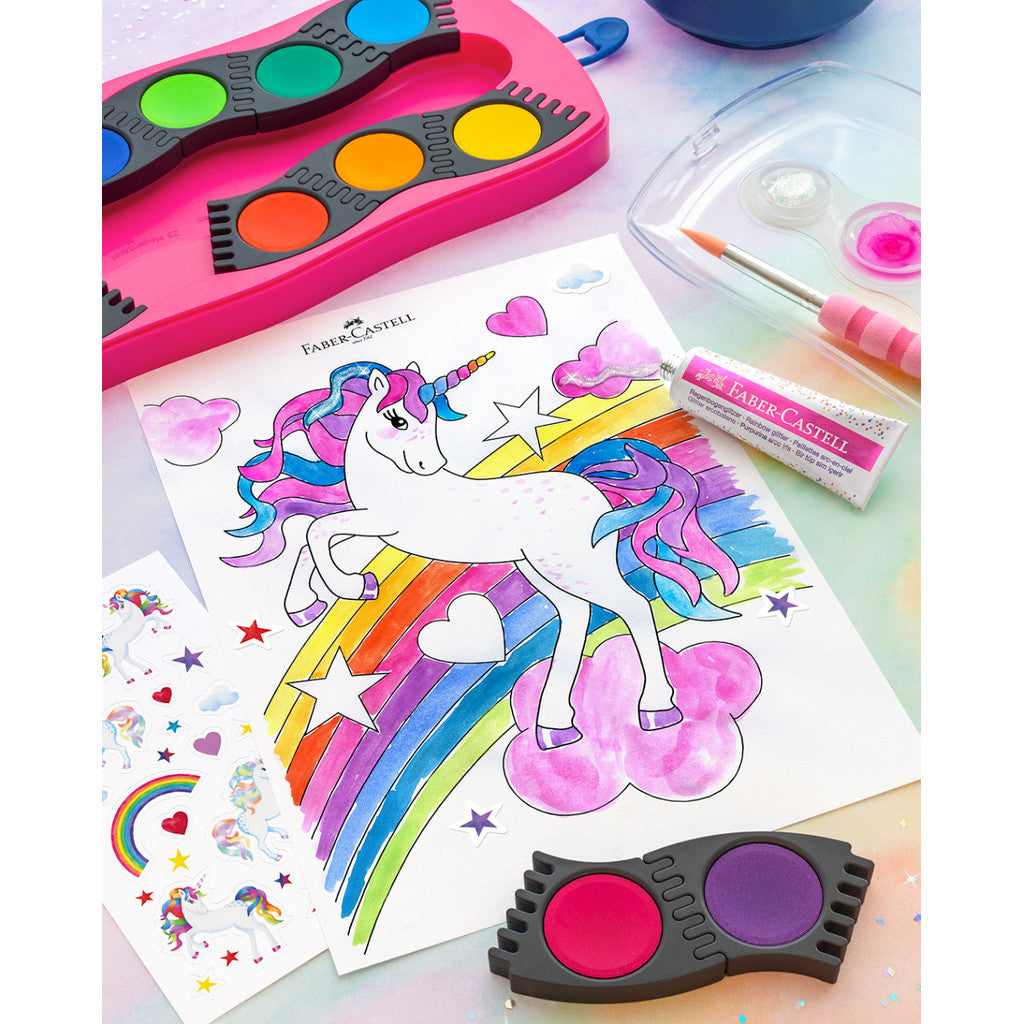 Special Edition Unicorn Series Colour Pencils, Connector Pens Markers & Paint box