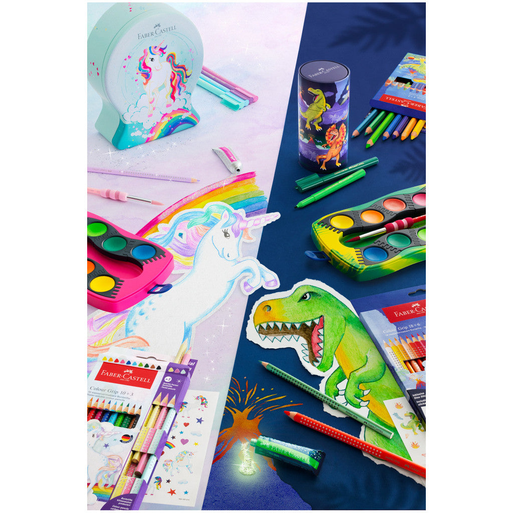 Special Edition Dinosaur Series Colour Pencils, Connector Pens Markers & Paint box