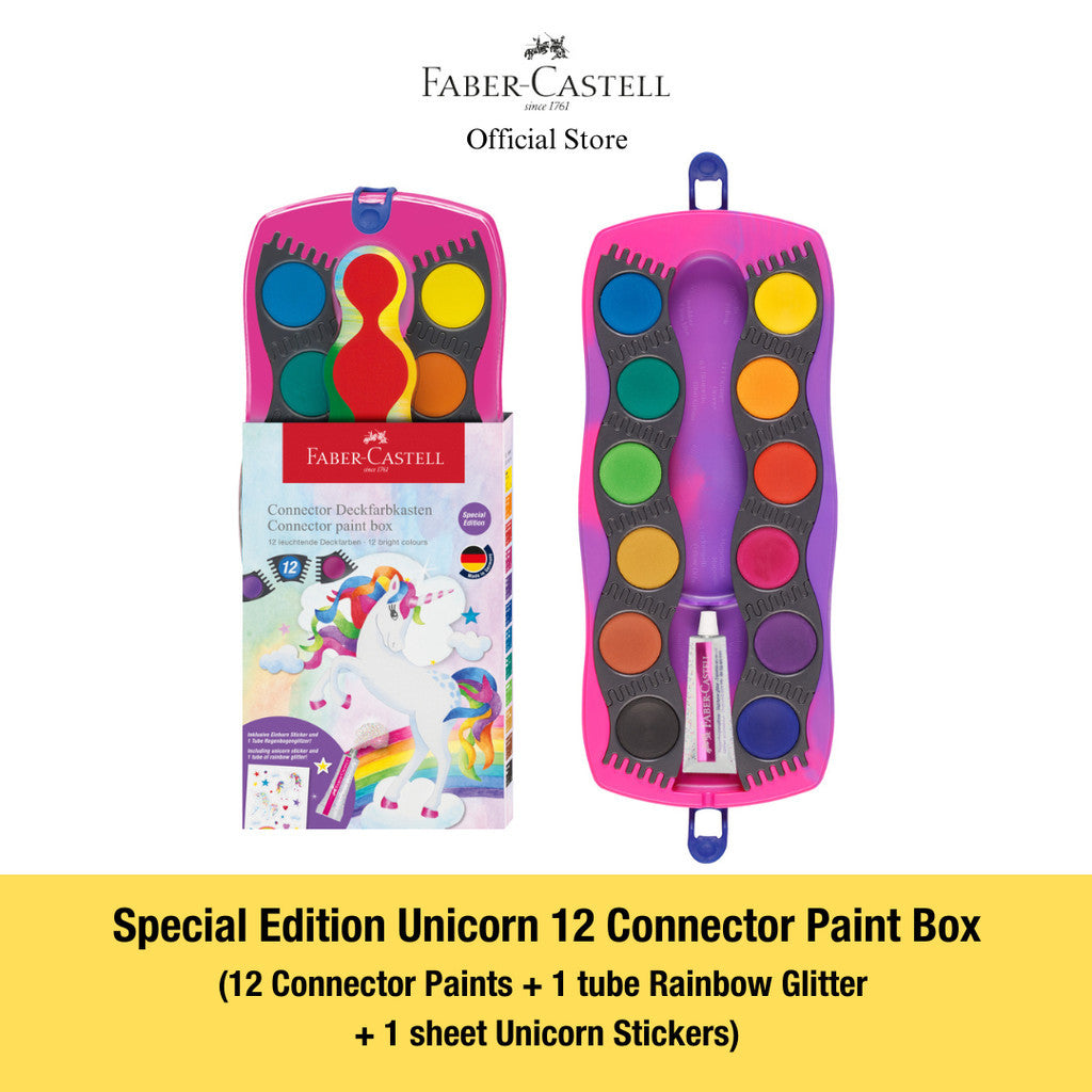 Special Edition Unicorn Series Colour Pencils, Connector Pens Markers & Paint box