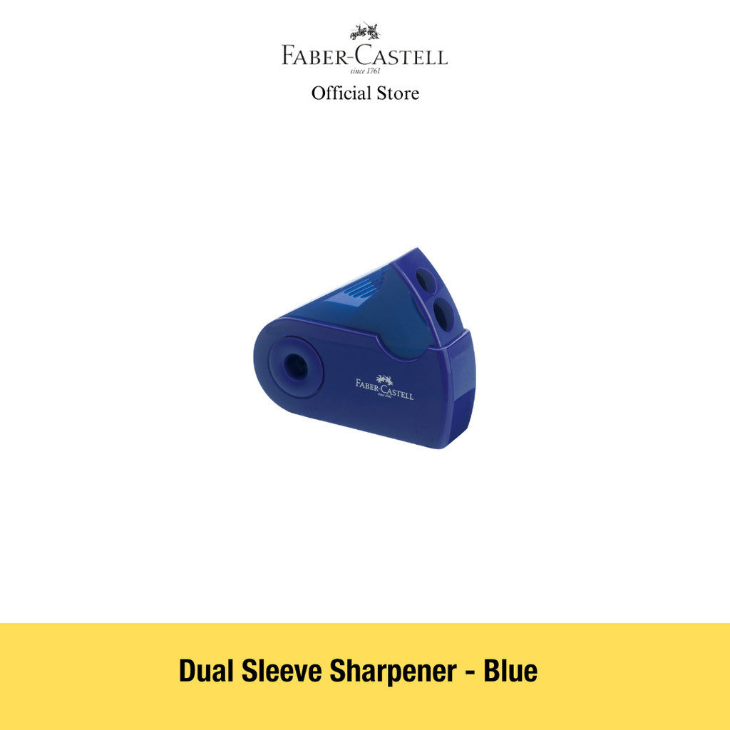 Dual Hole Sleeve Sharpener - Perfect sharpener for standard and jumbo pencils in sleek design