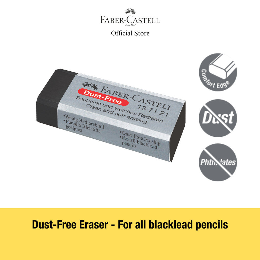 Dust-Free Eraser, Excellent Clean Erasing