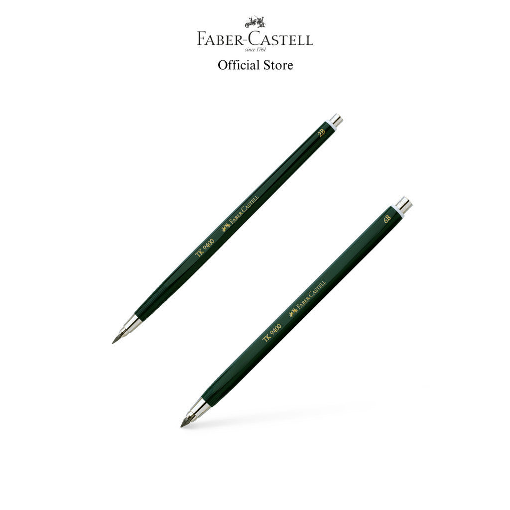 TK9400 Clutch Pencil, 2mm and 3.15mm, HB/2B/4B/5B/6B - Suitable for technical drawing