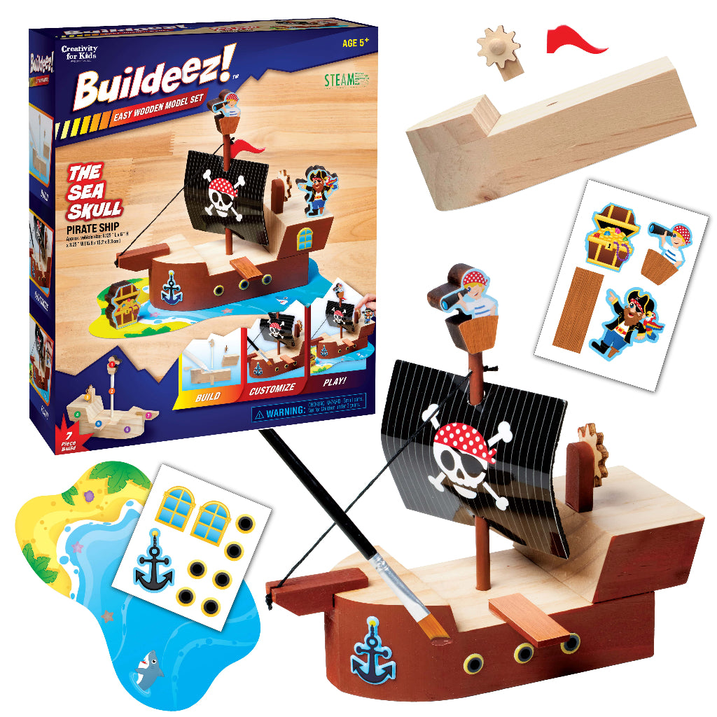 Buildeez !TM Pirate Ship The Sea Skull