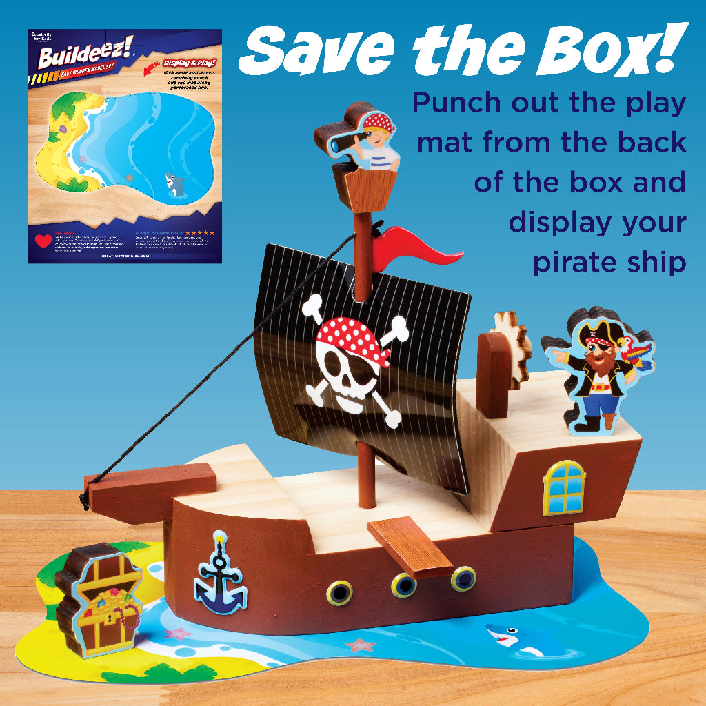 Buildeez !TM Pirate Ship The Sea Skull