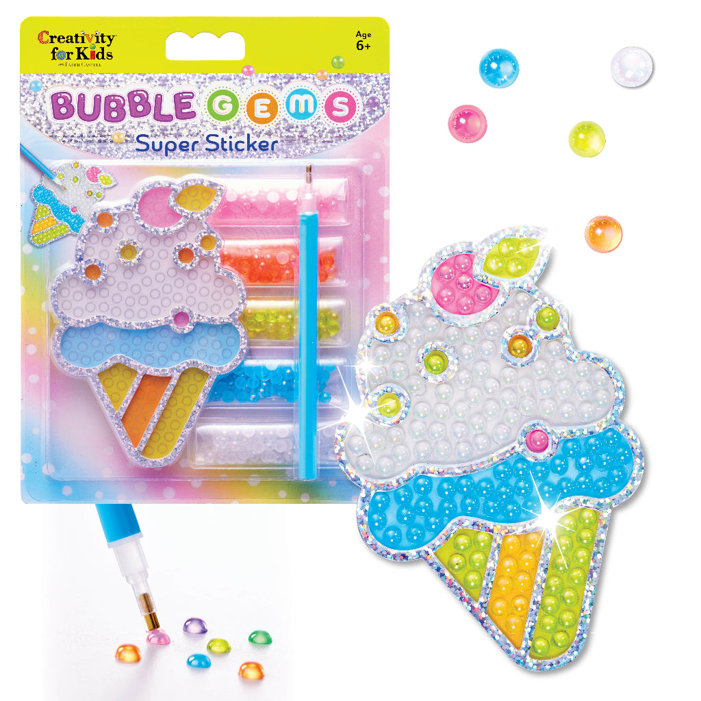 Bubble Gems Super Sticker Ice Cream