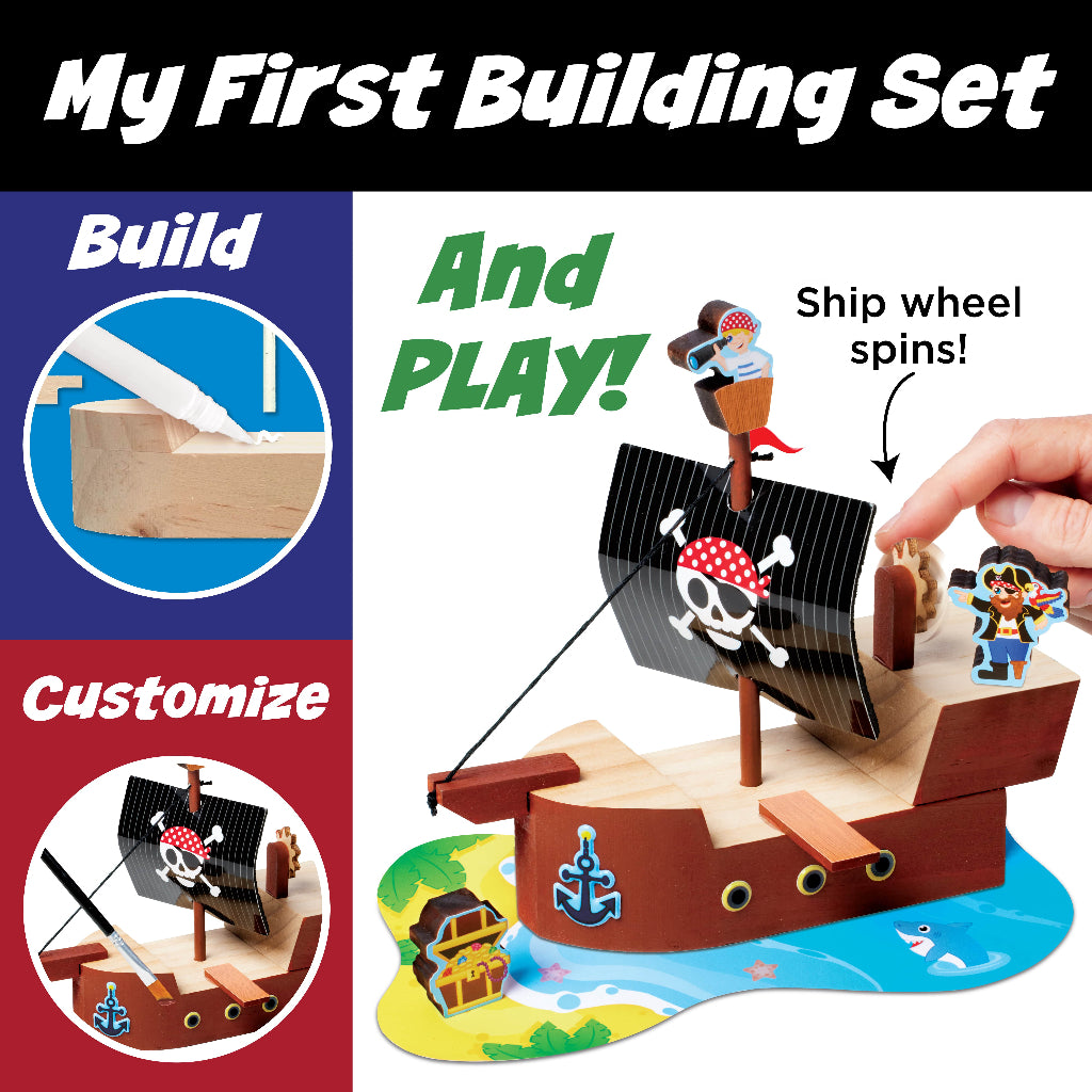 Buildeez !TM Pirate Ship The Sea Skull