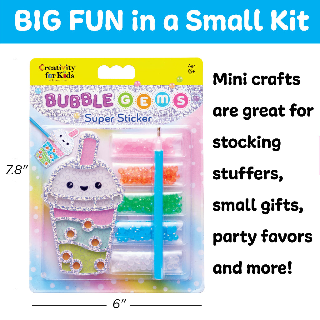 Bubble Gems Super Sticker Bubble Tea