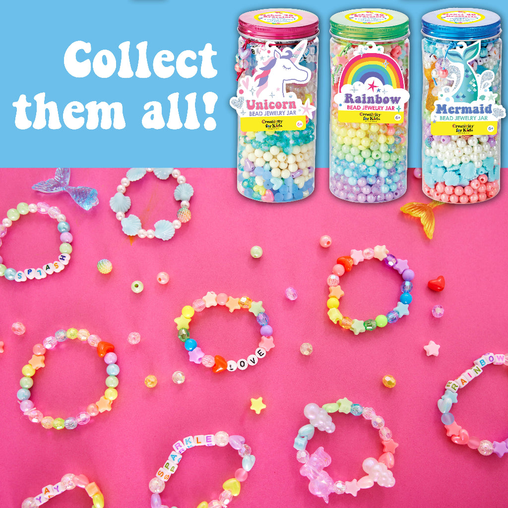 Unicorn Bead Jewelry Jar