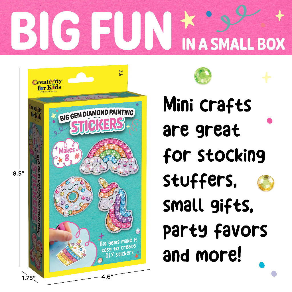 Big Gem Diamond Painting Stickers
