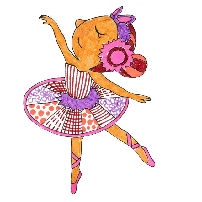 Connector Pen Colouring Set in Ballerina Music Box
