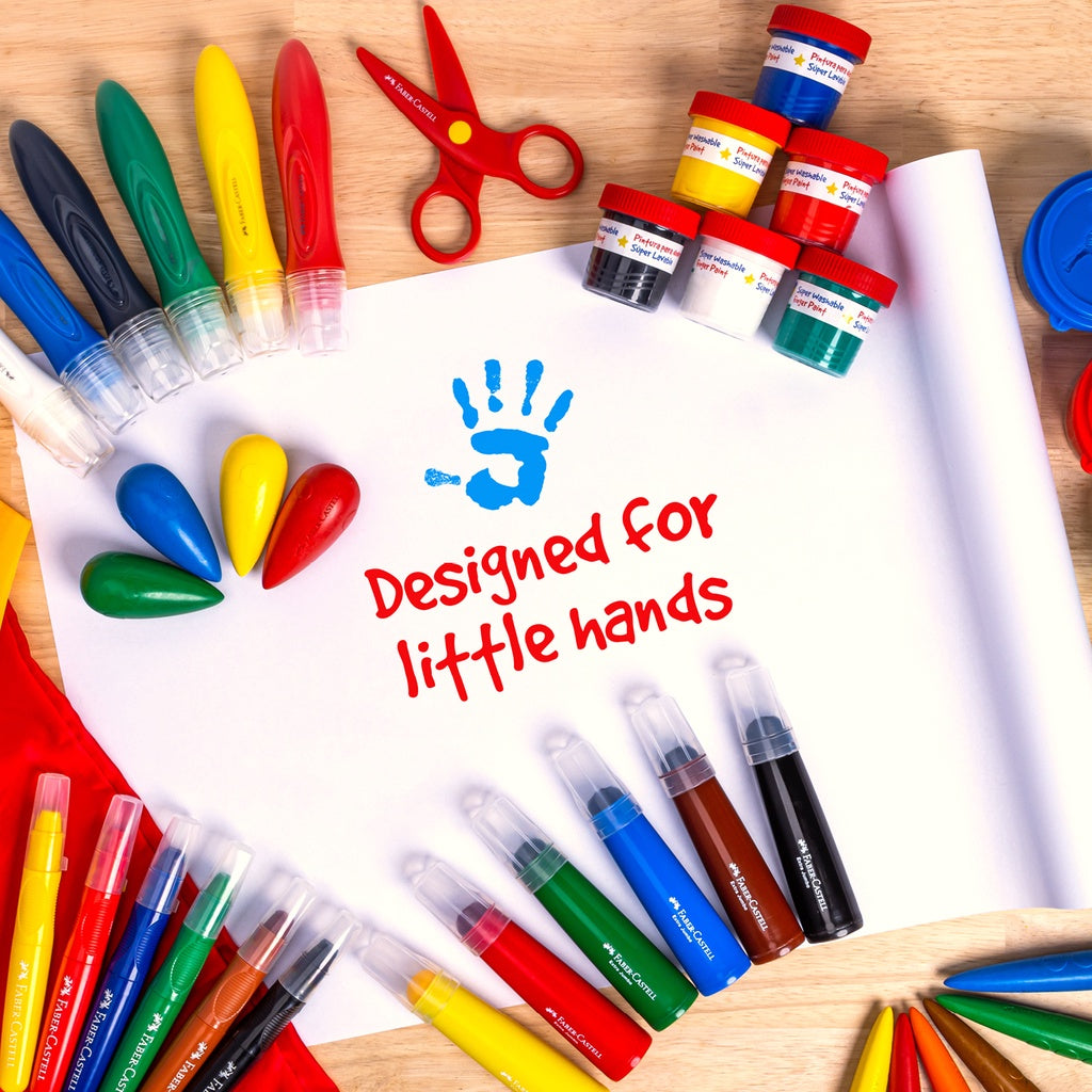(NEW) Little Creatives Easy Grasp Bulb/Finger Crayons - Preschool colouring products