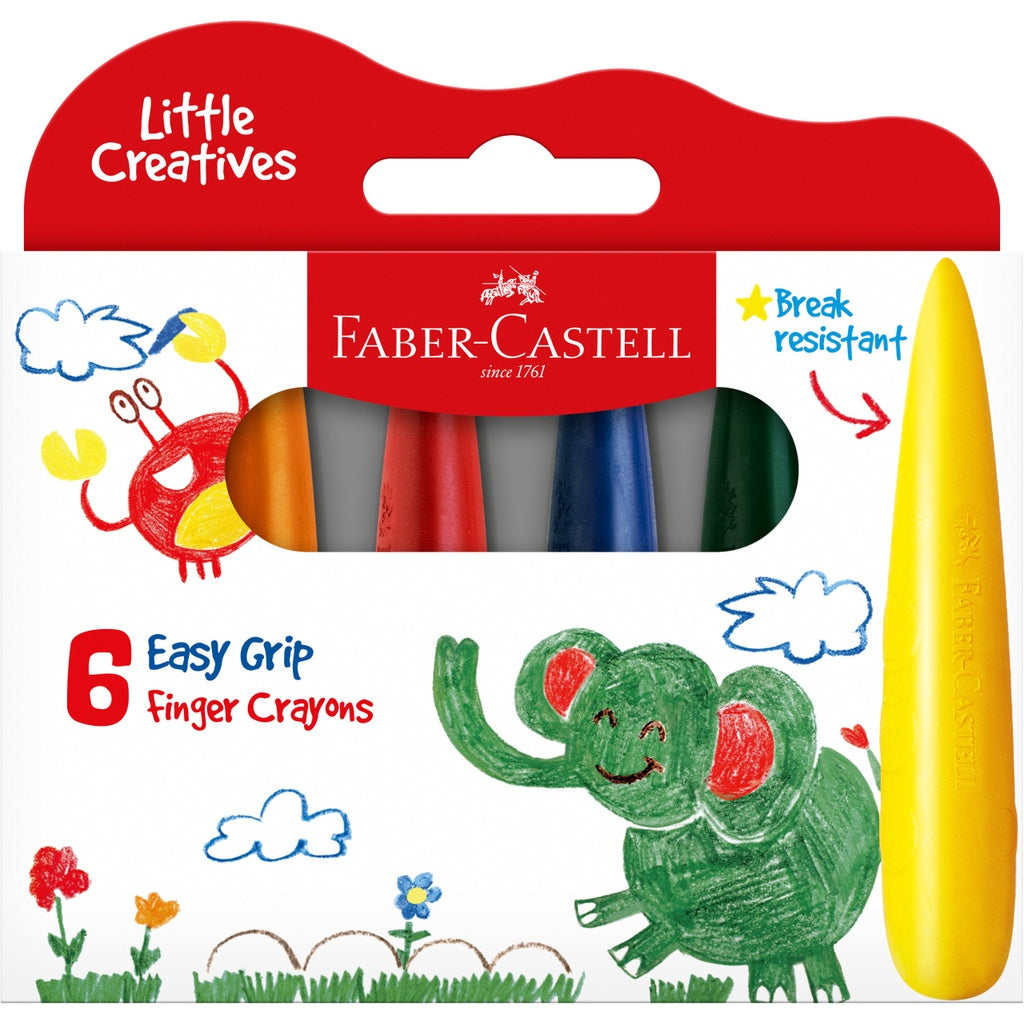 (NEW) Little Creatives Easy Grasp Bulb/Finger Crayons - Preschool colouring products