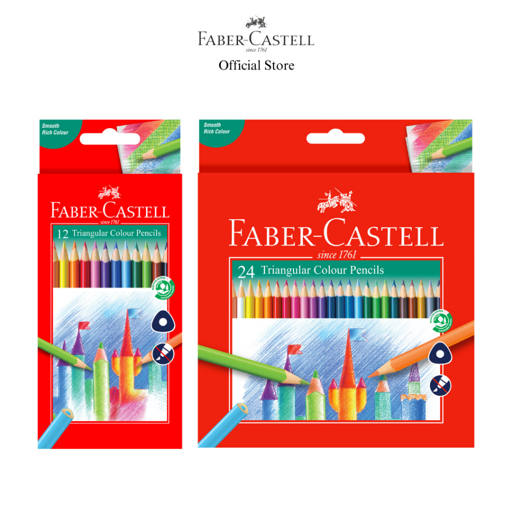Triangular Colour Pencils Long