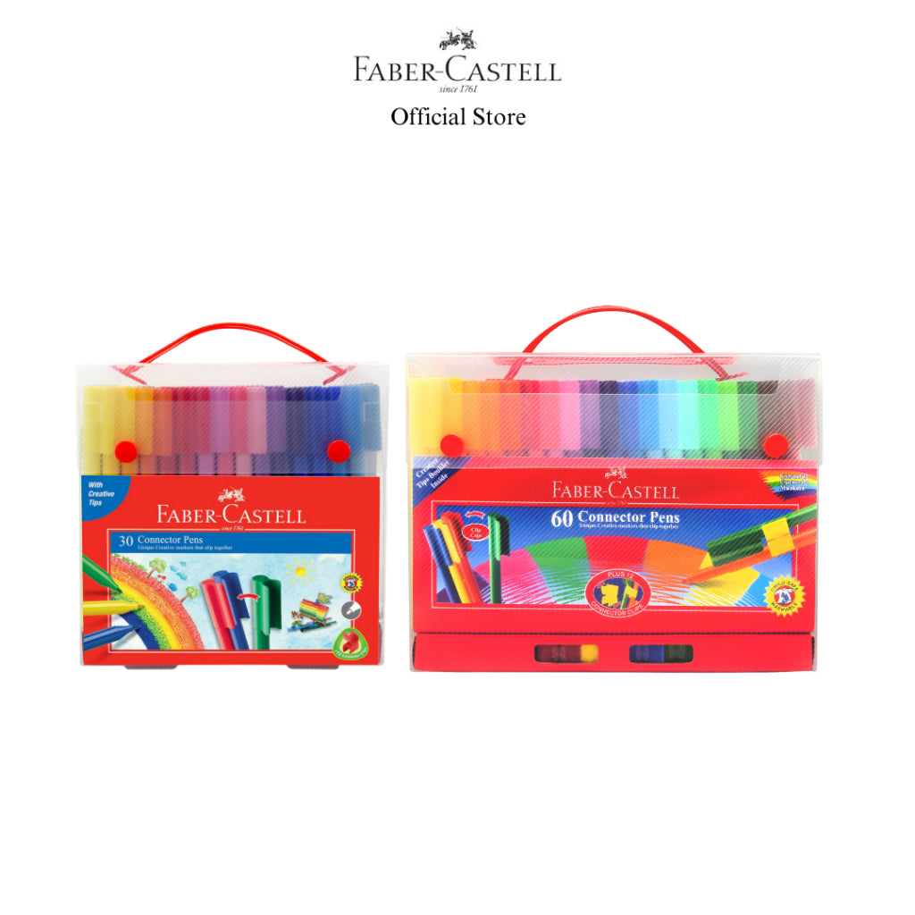 Connector Pen Colouring Gift Set, 30 & 60 Colours
