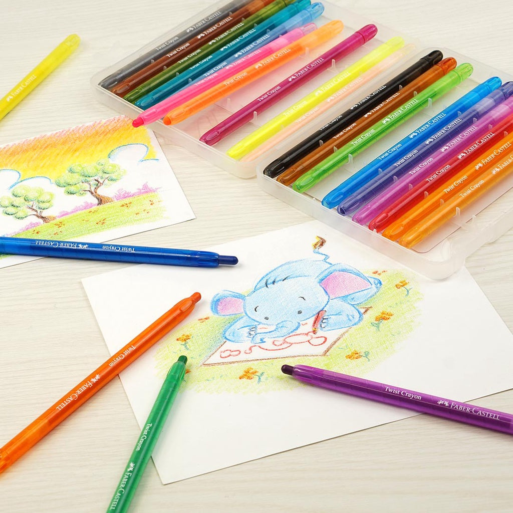 Twist Crayon, 12/24-pieces