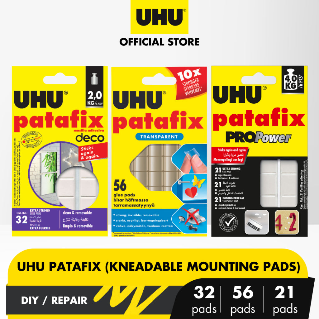 Patafix Pads - reusable & removable glue pads