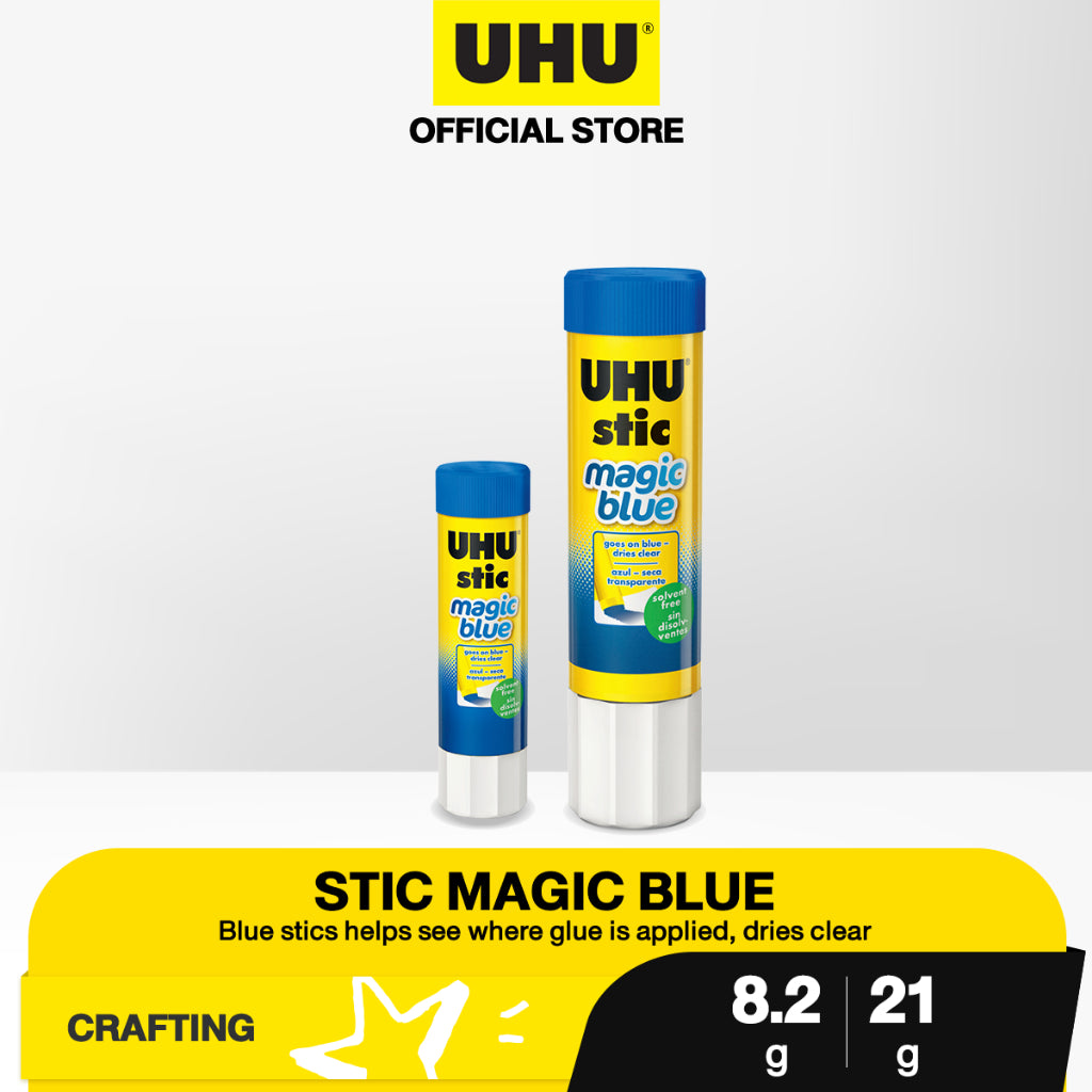 Stic Magic Blue Glue Stick, 8.2g/21g