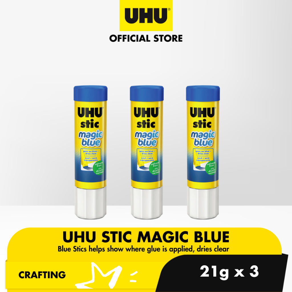 Stic Magic Blue Glue Stick, 8.2g/21g