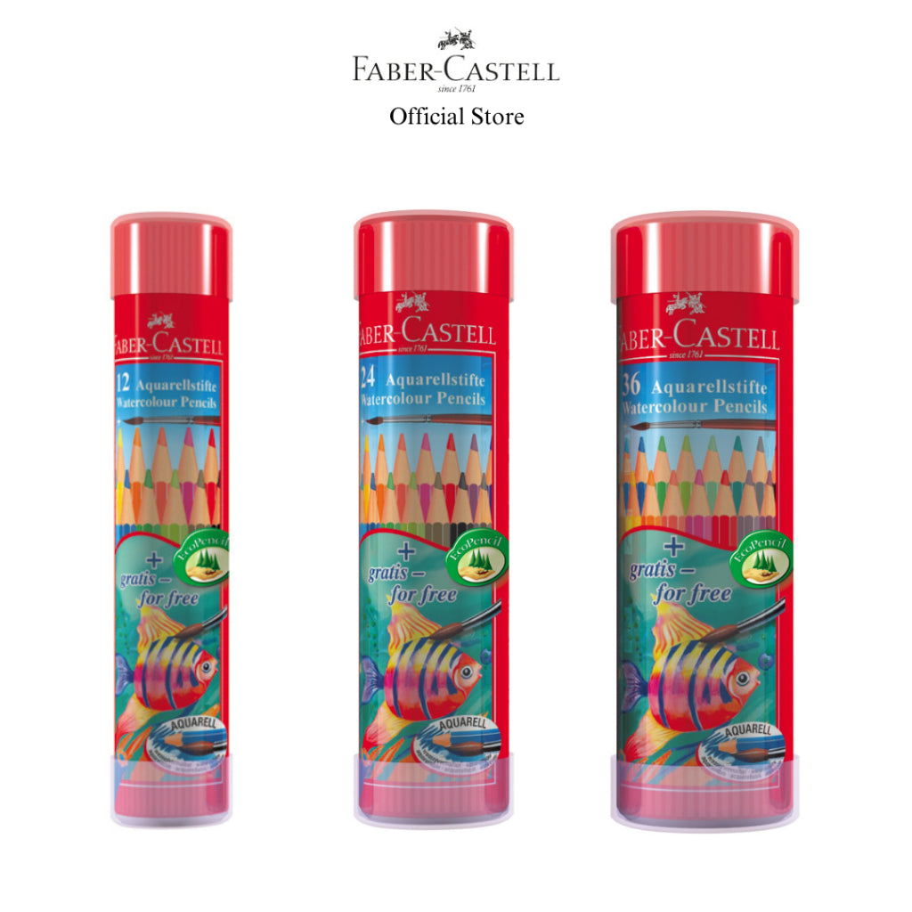 Classic Watercolour Pencils in Round Tin (FSC)