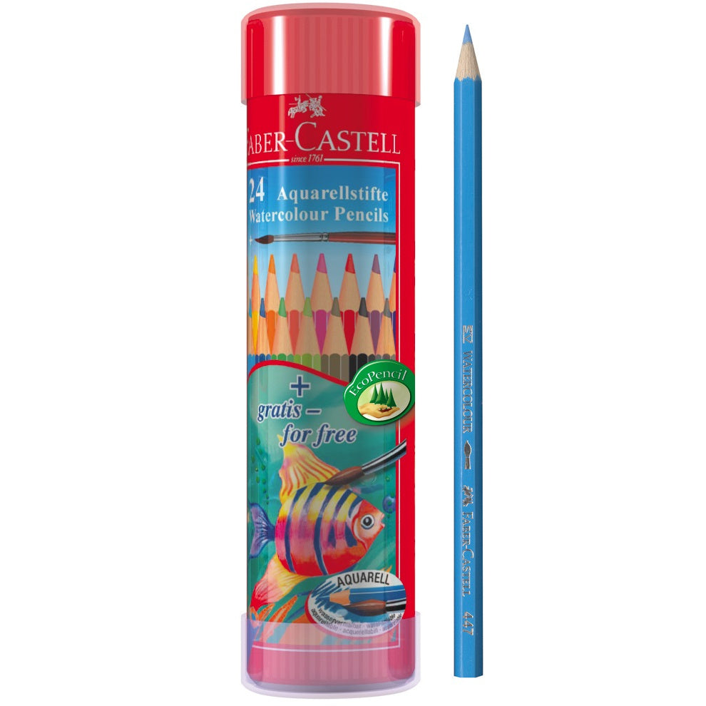 Classic Watercolour Pencils in Round Tin (FSC)