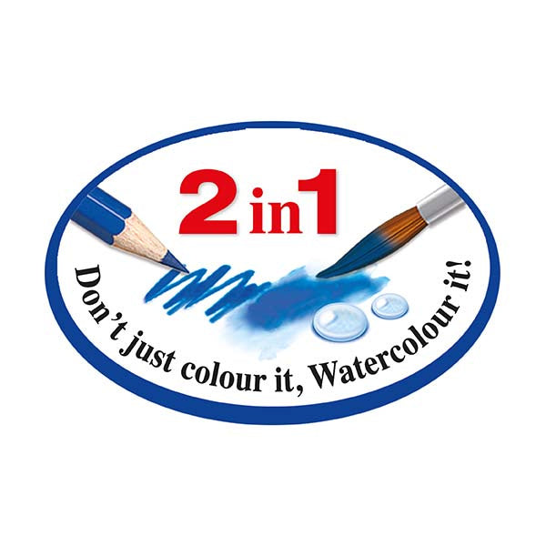 Classic Watercolour Pencils in Round Tin (FSC)