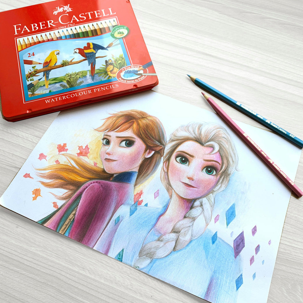 Watercolour Pencils in Metal Tin (FSC)