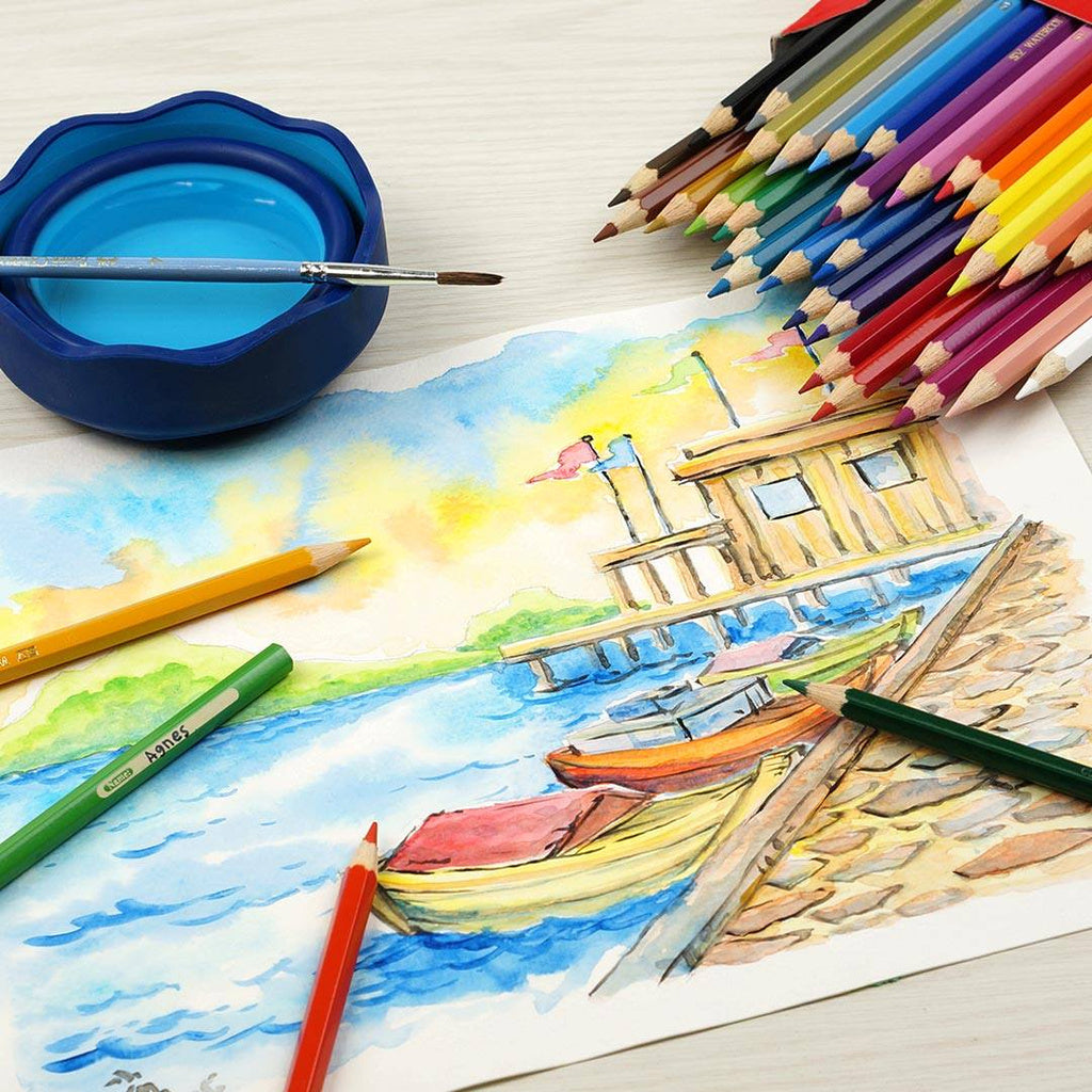 Watercolour Pencils Set in Cardboard Case (FSC)