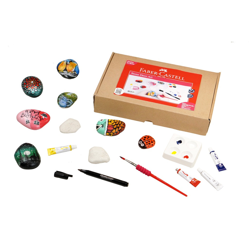 Creative Art Activity Sets, Stone Deco Art/Totebag/Origami Fashion