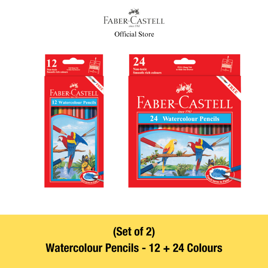 Watercolour Pencils Set in Cardboard Case (FSC)