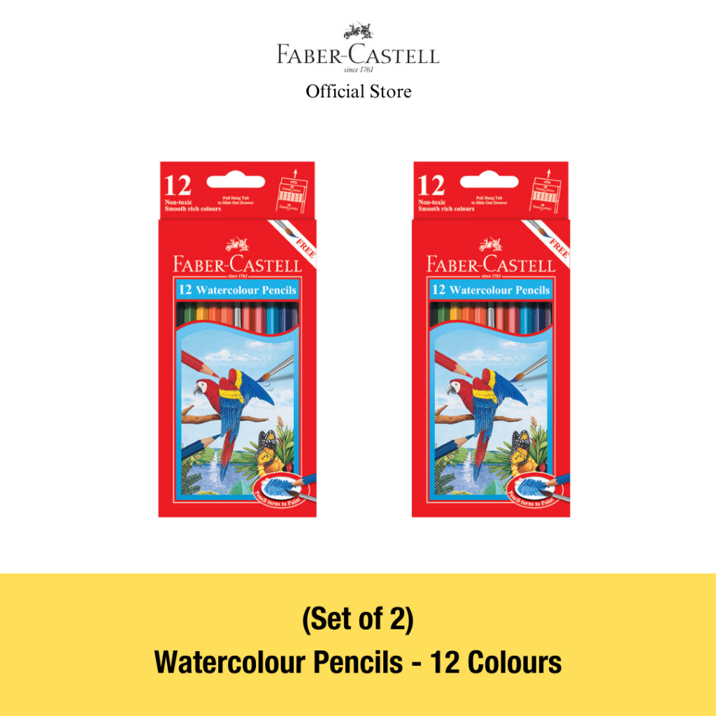 Watercolour Pencils Set in Cardboard Case (FSC)