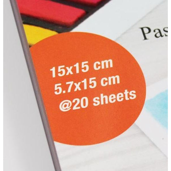 Pastel Art Paper, 3 books-in-1