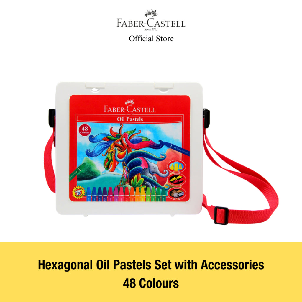 Hexagonal Oil Pastels Set