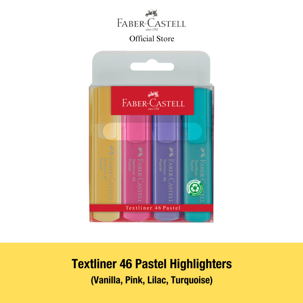 Textliner Highlighter Set, Pastel, Set of 4