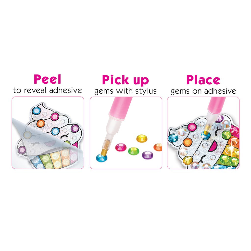 Big Gem Diamond Painting Activity Set, Assorted Designs