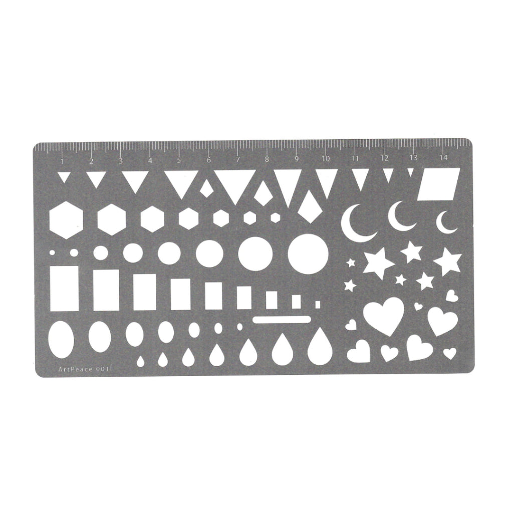 Soft Pastel Art Stencil, Assorted Designs