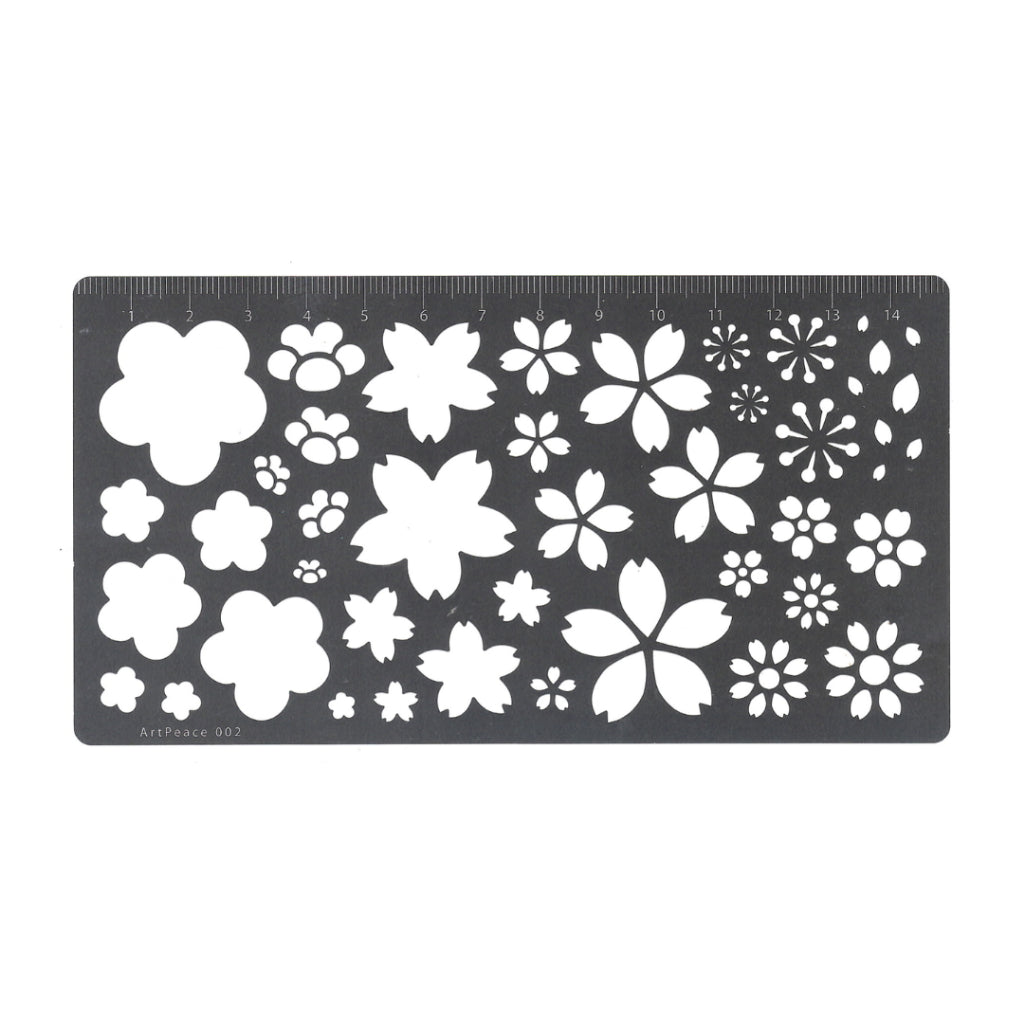 Soft Pastel Art Stencil, Assorted Designs