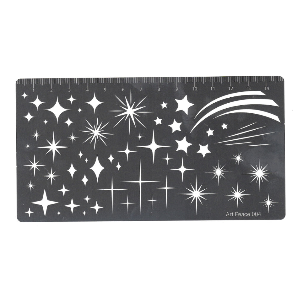 Soft Pastel Art Stencil, Assorted Designs