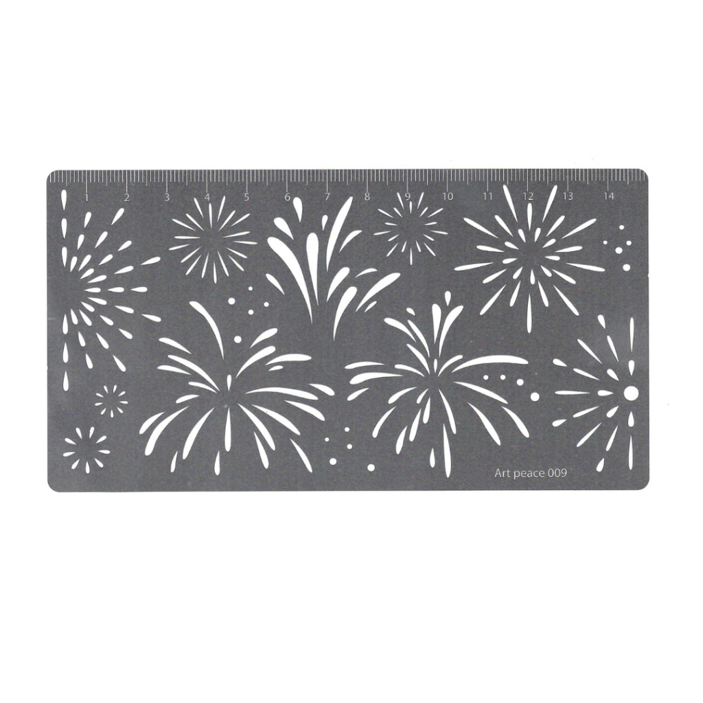 Soft Pastel Art Stencil, Assorted Designs