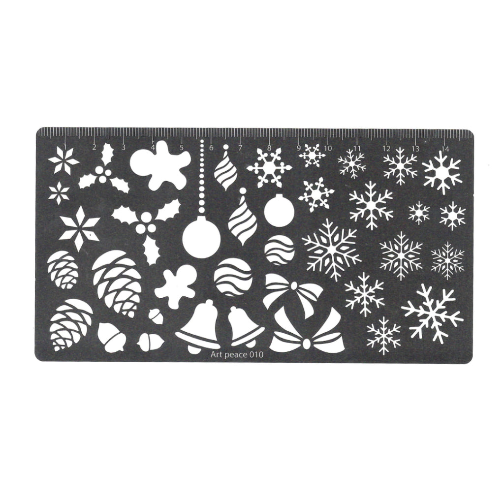 Soft Pastel Art Stencil, Assorted Designs