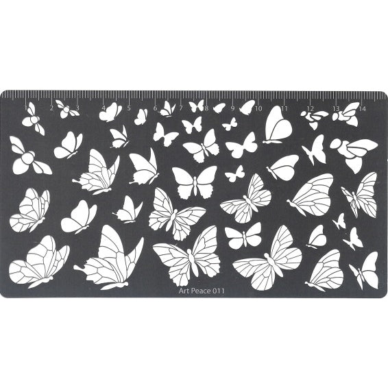Soft Pastel Art Stencil, Assorted Designs