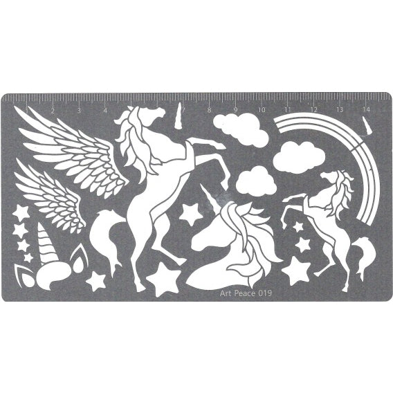 Soft Pastel Art Stencil, Assorted Designs