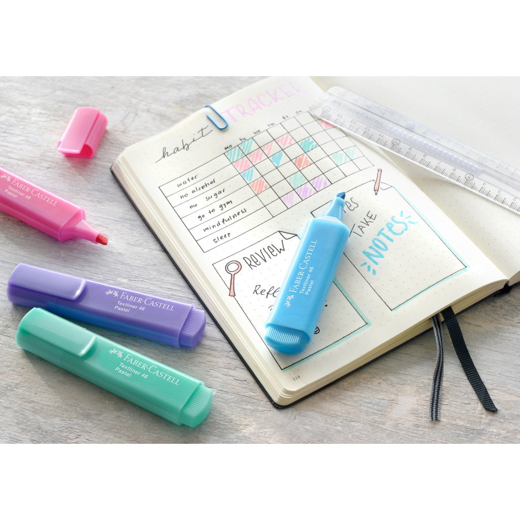 Textliner 46/48 - Highlighter Pastel/Metallic/ Fluorescent Individual Colours (Mix & Match)