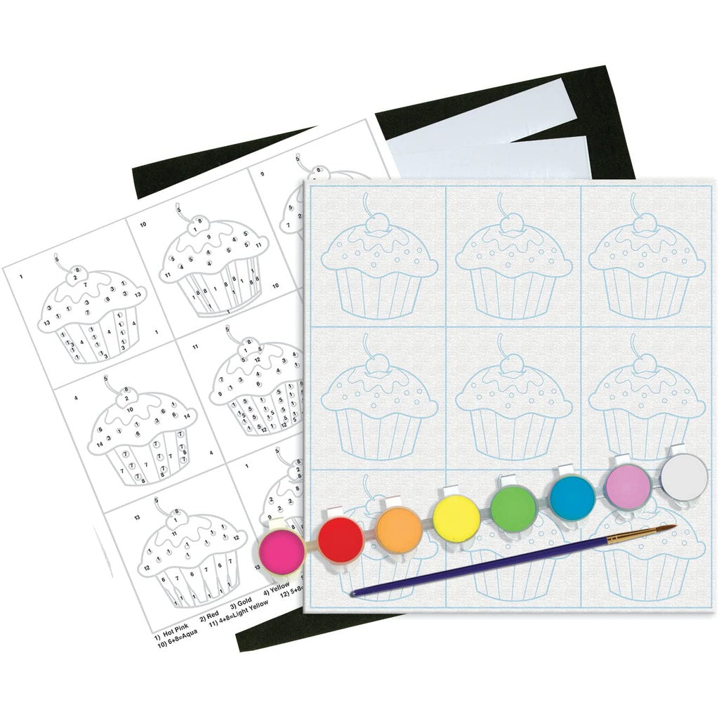 Paint By Number, Cupcake Pop-Art